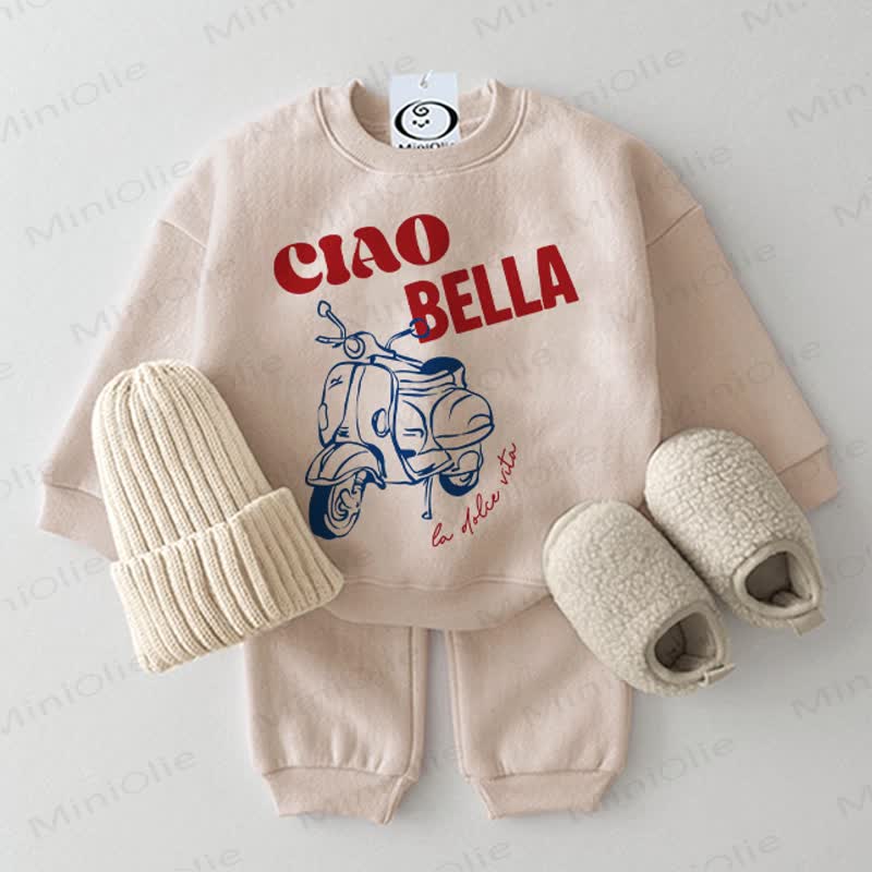 CIAO BELLA Baby 2-teiliges Beige Set - Beige - 2-3J - image 1