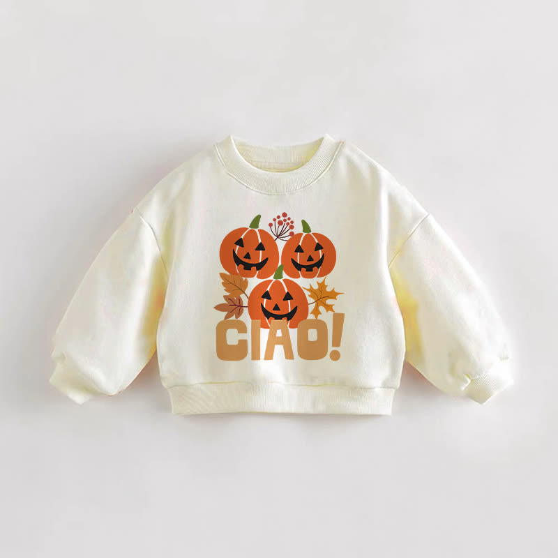 CIAO! Baby Kleinkind - Sweatshirt in Kürbiscreme - Creme - 3-5J - image 1
