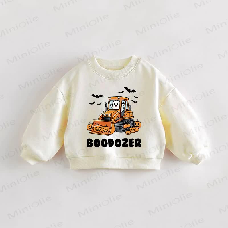 BOODOZER Baby Kleinkind Kürbiscreme Sweatshirt - Creme - 3-5J - image 1