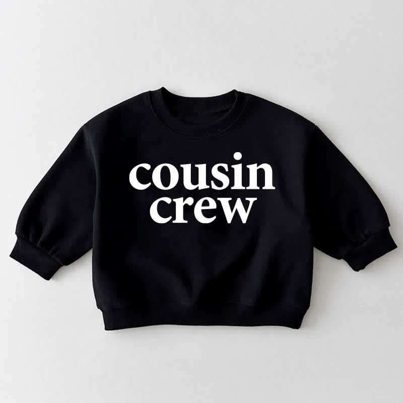 COUSIN CREW Baby Kleinkind Schwarz Sweatshirt - Schwarz - 3-5J - image 1