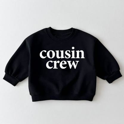 COUSIN CREW Baby Kleinkind Schwarz Sweatshirt - Schwarz - 3-5J - image 1