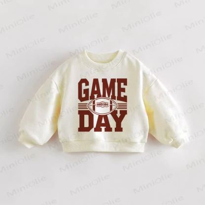 Fußball- Sweatshirt für Baby und Kleinkind (Creme) – GAME DAY - Creme - 3-5J - image 1