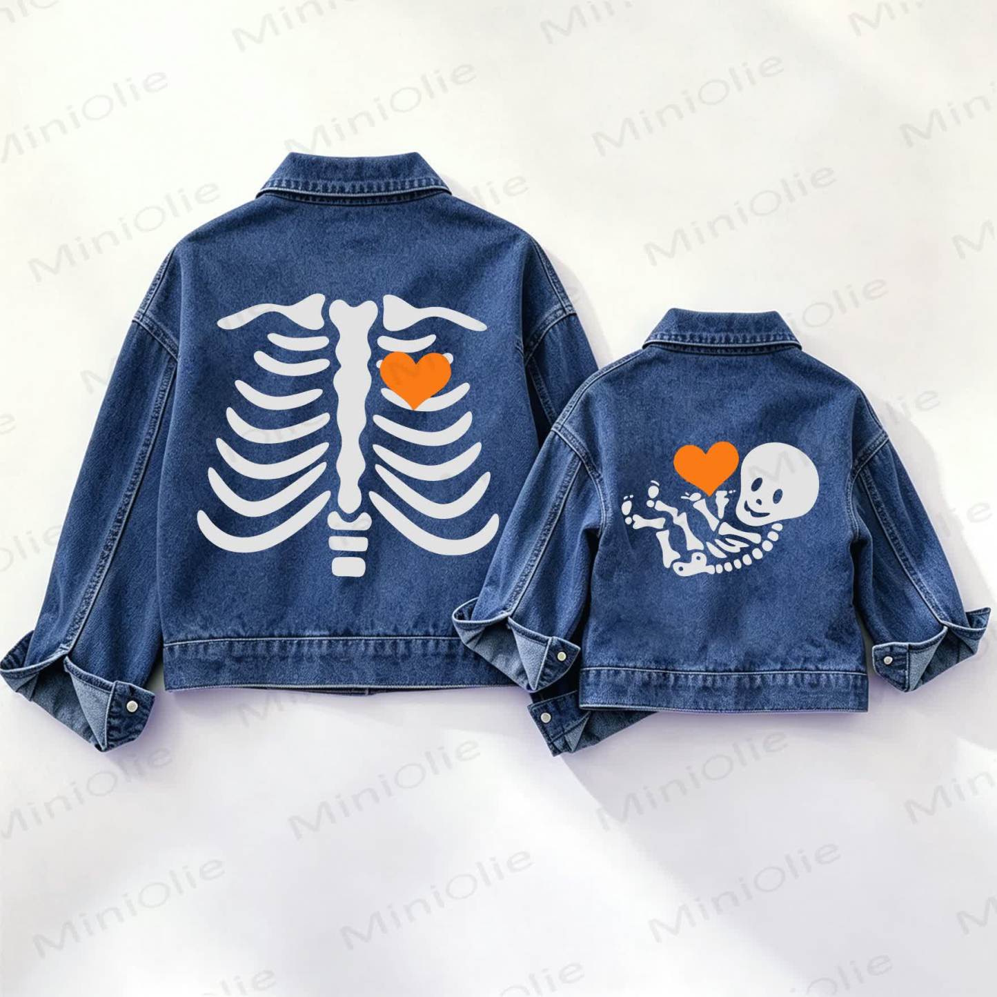 Denim mit Familie und Herz - Blau - XXL - image 1