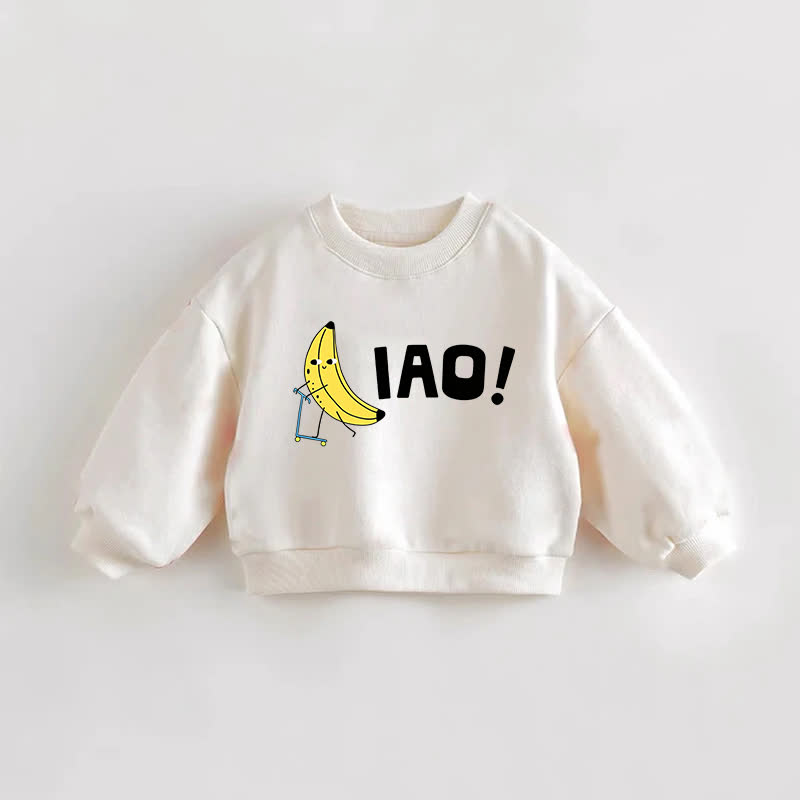 CIAO! Baby Kleinkind - Sweatshirt mit Bananenprint - Creme - 3-5J - image 1