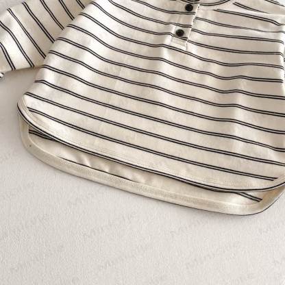 Streifen Henley-T-Shirt für Baby und Kleinkind - image 8