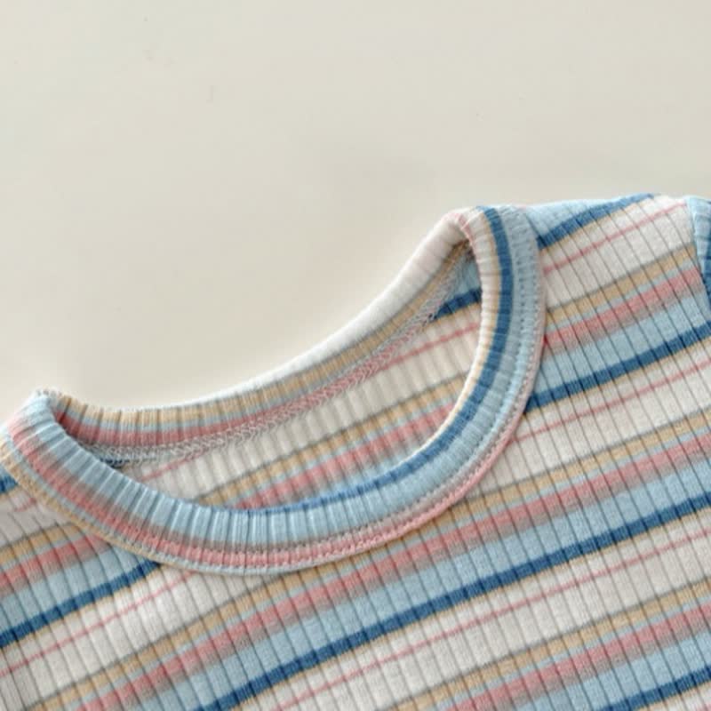 Baby Hase - Overalls mit lila Hasenmotiv oder Streifen Spitze - image 5