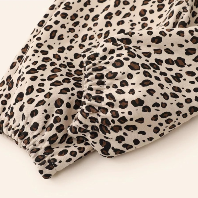 Kleinkind Baby Leoparden - Sweatshirt und Hose , 2-teiliges Set - image 8