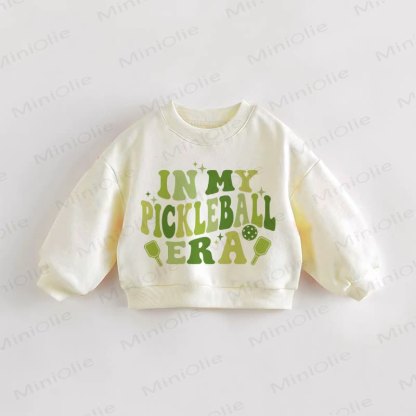 IN MY PICKLEBALL ERA Baby Kleinkind Creme Sweatshirt - Creme - 3-5J - image 1