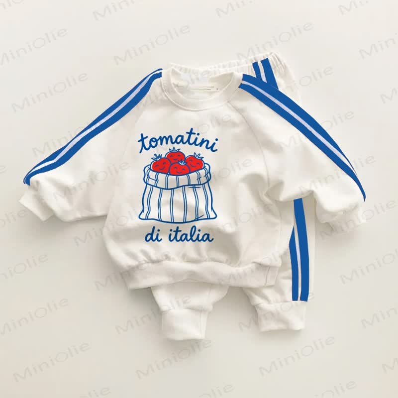 TOMATINI DI ITALIA Blau Streifen 2-teiliges Set - Weiß & Blau - 3-5J - image 1