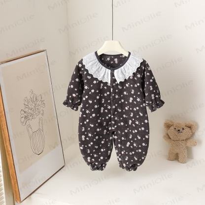 Baby Vlies Lace mit Spitzenkragen - Schwarz - 18-24M - image 7