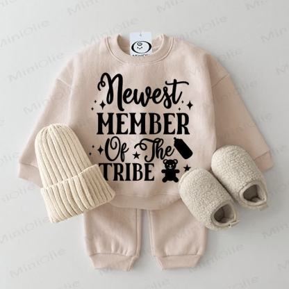 NEWEST MEMBER OF THE TRIBE: Baby 2-teiliges Beige Set - Beige - 2-3J - image 1