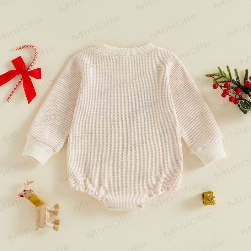 Baby -Rentier Waffel Bodysuit - image 3