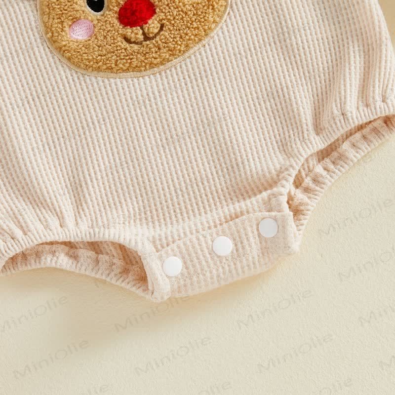 Baby -Rentier Waffel Bodysuit - image 6
