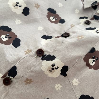 2-teiliges Set aus Overalls und Bär mit Bärenmuster für Baby und Kleinkind (Jungen) - image 7