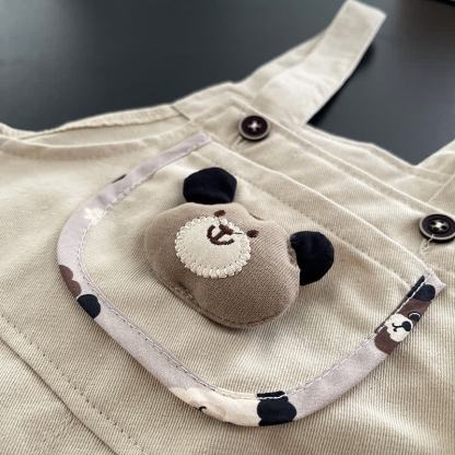 2-teiliges Set aus Overalls und Bär mit Bärenmuster für Baby und Kleinkind (Jungen) - image 11