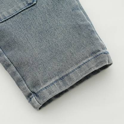 Dreiteiliges Set für Baby ( Kleinkind ): Kapuzenjacke mit Auto -Print und Denim - image 16
