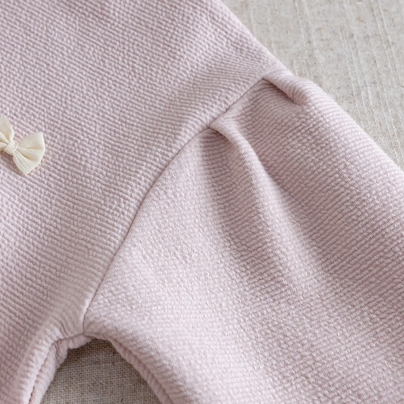 Zweiteiliges Set für Baby und Kleinkind , Rosa Lace und Hose - image 4