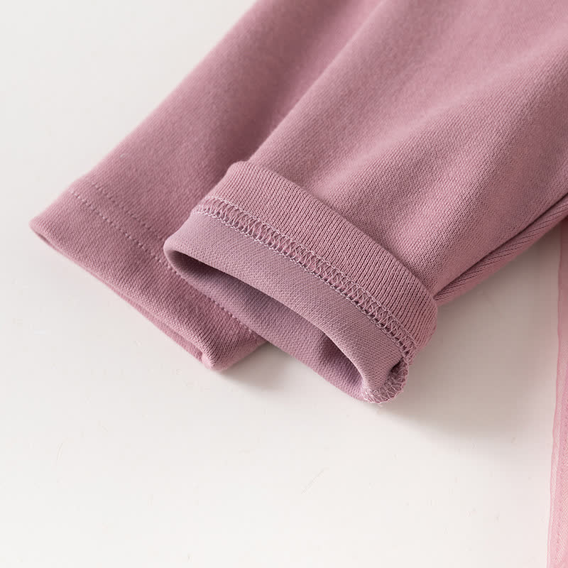 Zweiteiliges Set für Baby und Kleinkind , Rosa, mehrlagiges Tüll Spitze und Hose - image 5