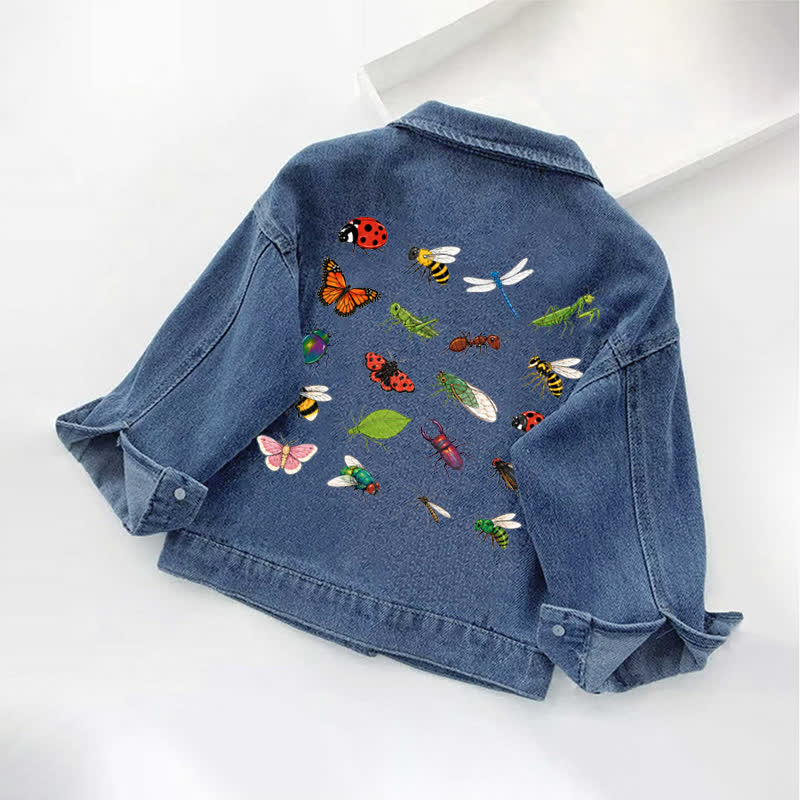 Jeansjacke mit Insektenmuster für Kleinkind - image 2