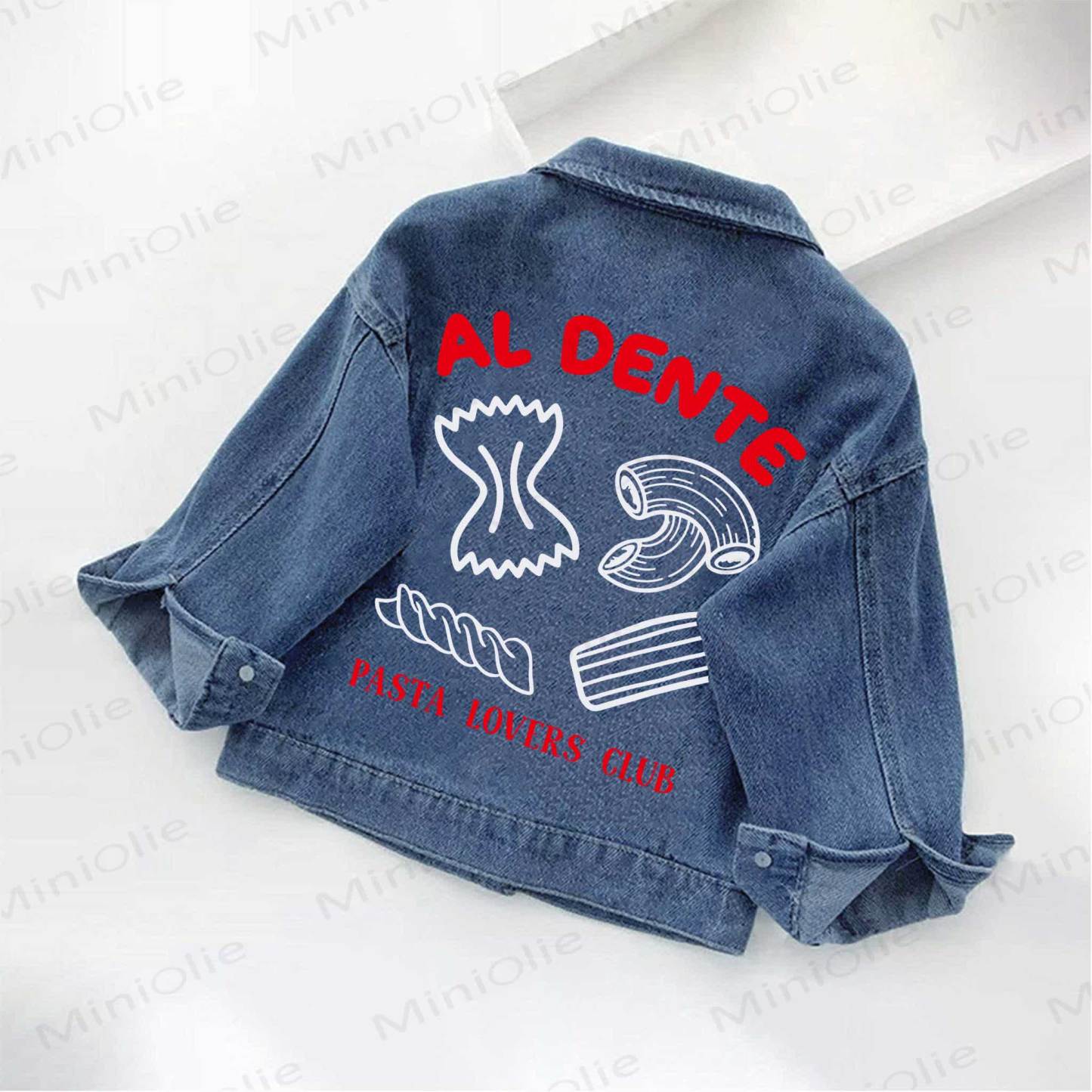 AL Denim AL DENTE PASTA LOVERS CLUB Kleinkind Kind - Blau - 10-11J - image 1