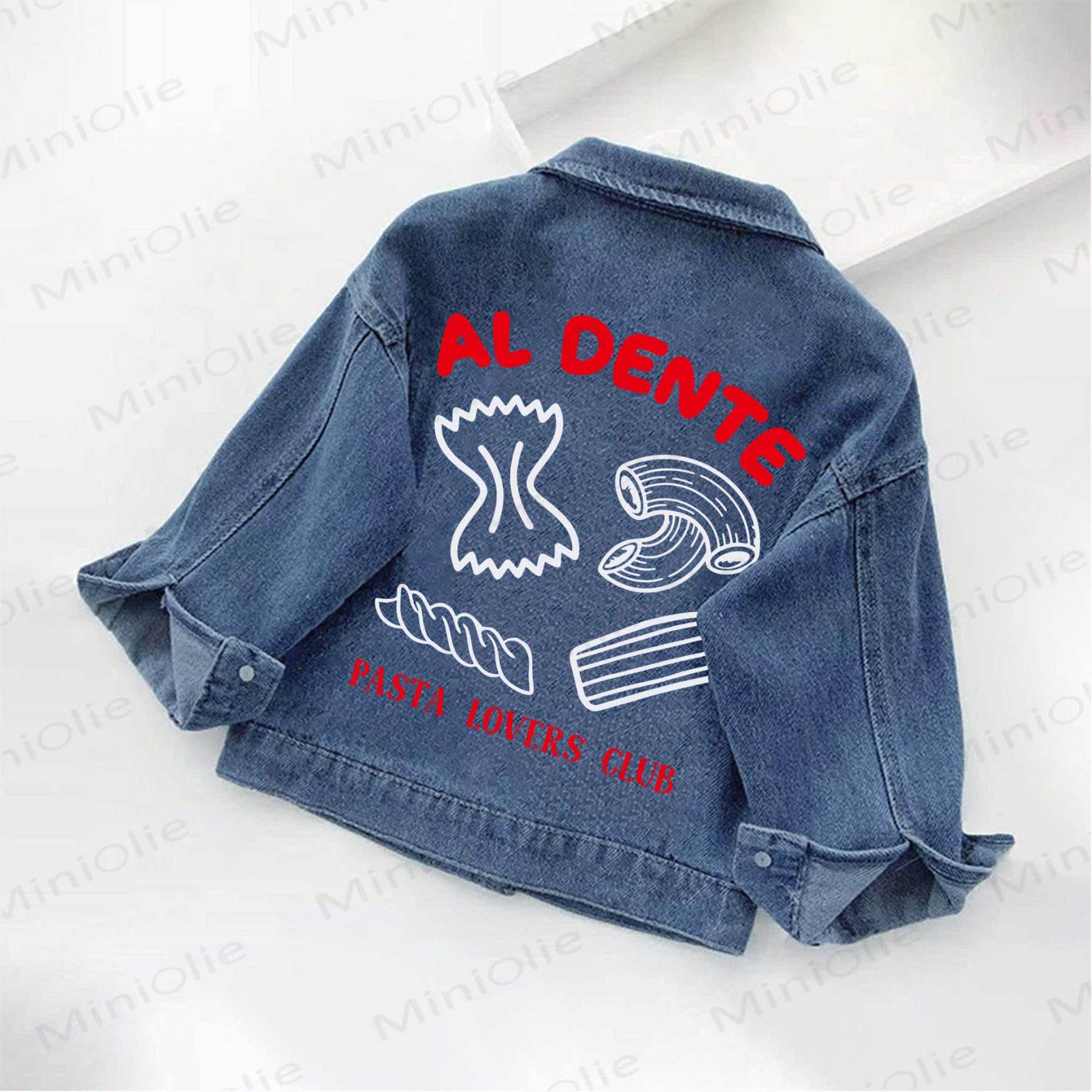 AL Denim AL DENTE PASTA LOVERS CLUB Kleinkind Kind - Blau - 10-11J - image 1