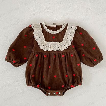 Kleid mit Herz für Kleinkind - Brauner Bodysuit - 18-24M - image 7