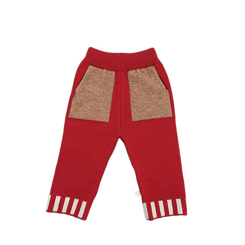 Baby Kleinkind - Strickjacke oder Hose in Colorblock-Optik - Hose - 4-5J - image 3
