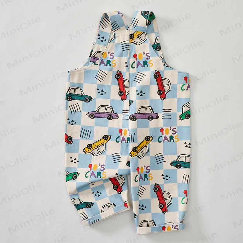 Baby Kleinkind Schachbrett Auto Overalls - image 3