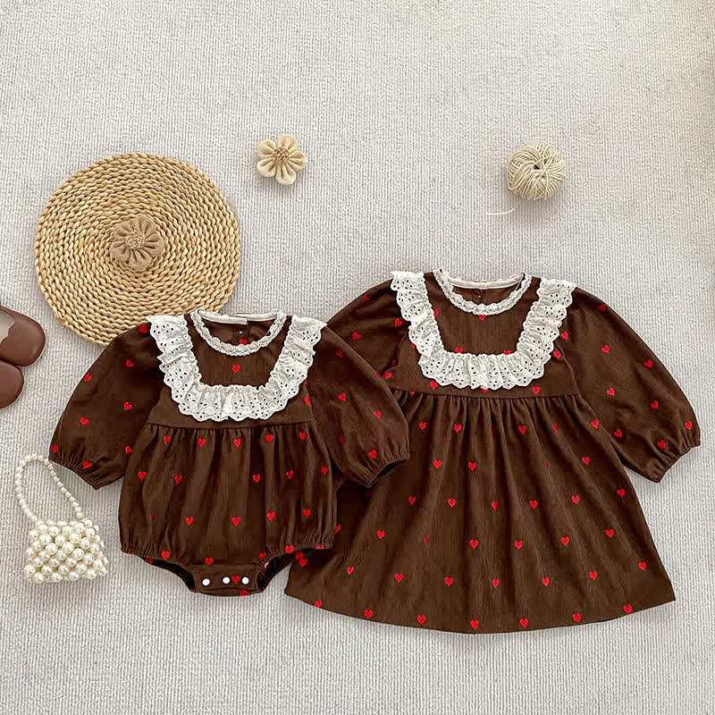 Kleid mit Herz für Kleinkind - image 1