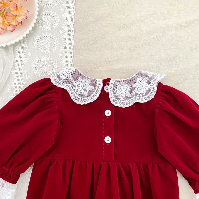 Kleid und Bodysuit für Baby mit Lace - image 8