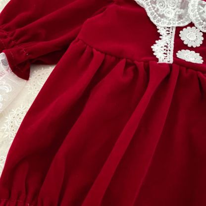 Kleid und Bodysuit für Baby mit Lace - image 9
