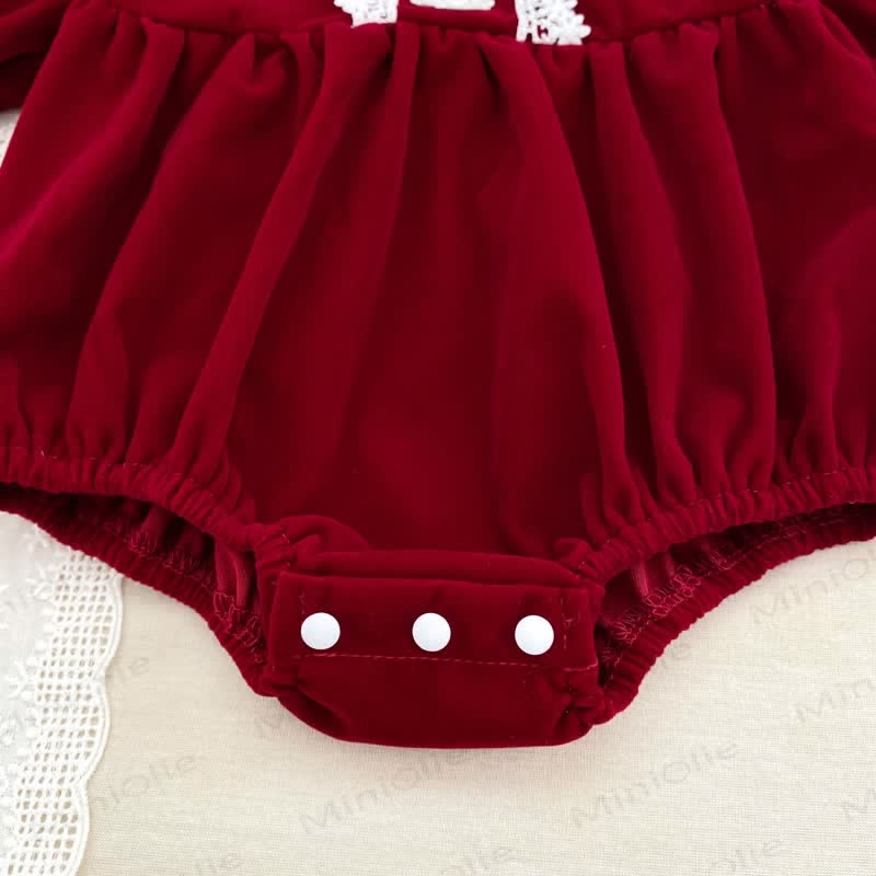 Kleid und Bodysuit für Baby mit Lace - image 10