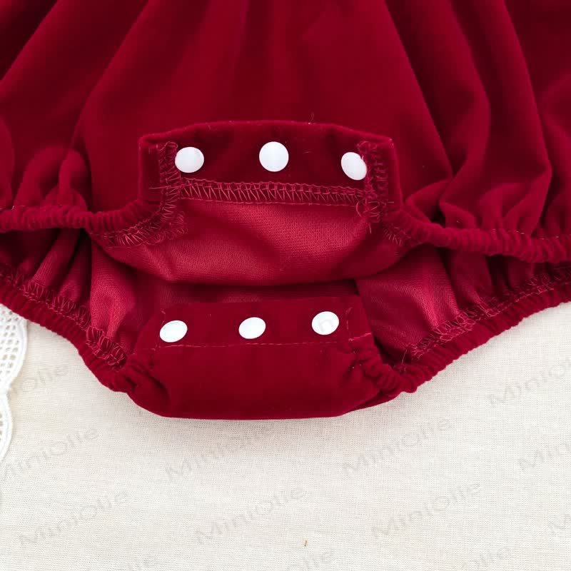 Kleid und Bodysuit für Baby mit Lace - image 11