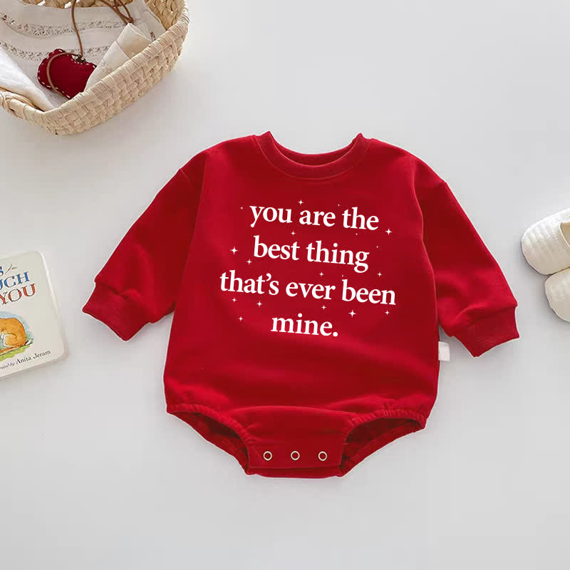 DU BIST DAS BESTE , WAS YOU ARE THE BEST THING THAT'S EVER BEEN MINE. Roter Baby - Rot - 18-24M - image 1