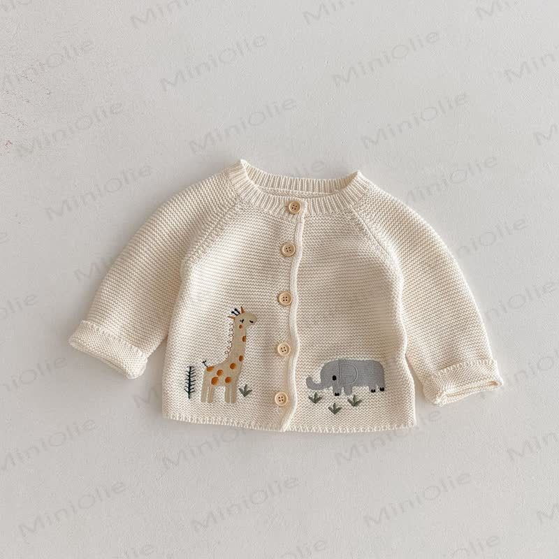 Baby Kleinkind Tier Strickjacke​​ - image 2