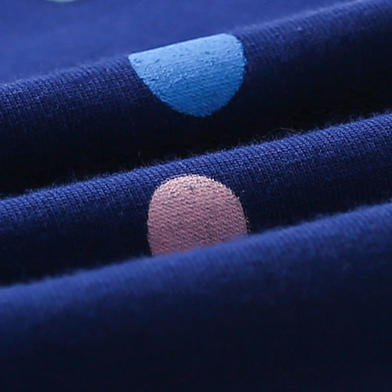 Zweiteiliges Set für Kleinkind : Blau Regenbogen -Peplum- Spitze und Gamaschen - image 8