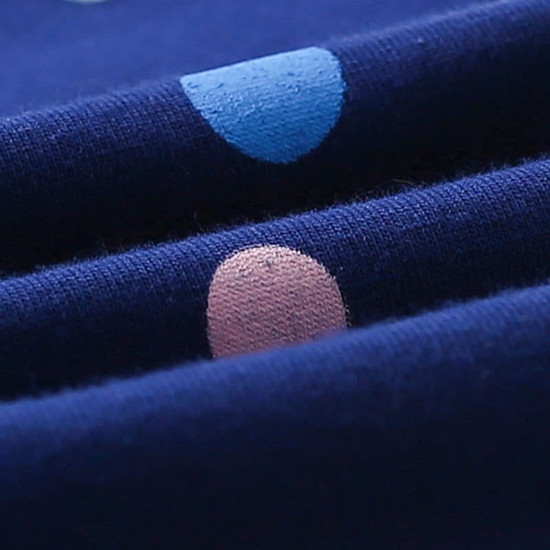 Zweiteiliges Set für Kleinkind : Blau Regenbogen -Peplum- Spitze und Gamaschen - image 8