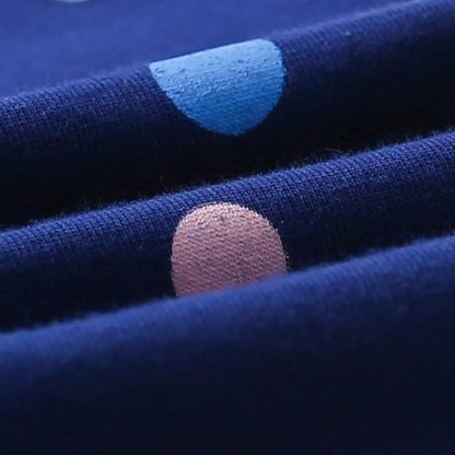 Zweiteiliges Set für Kleinkind : Blau Regenbogen -Peplum- Spitze und Gamaschen - image 8