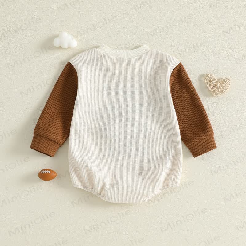 DADDY'S FOOTBALL BUDDY Baby Raglan- Bodysuit mit Grafik - image 3