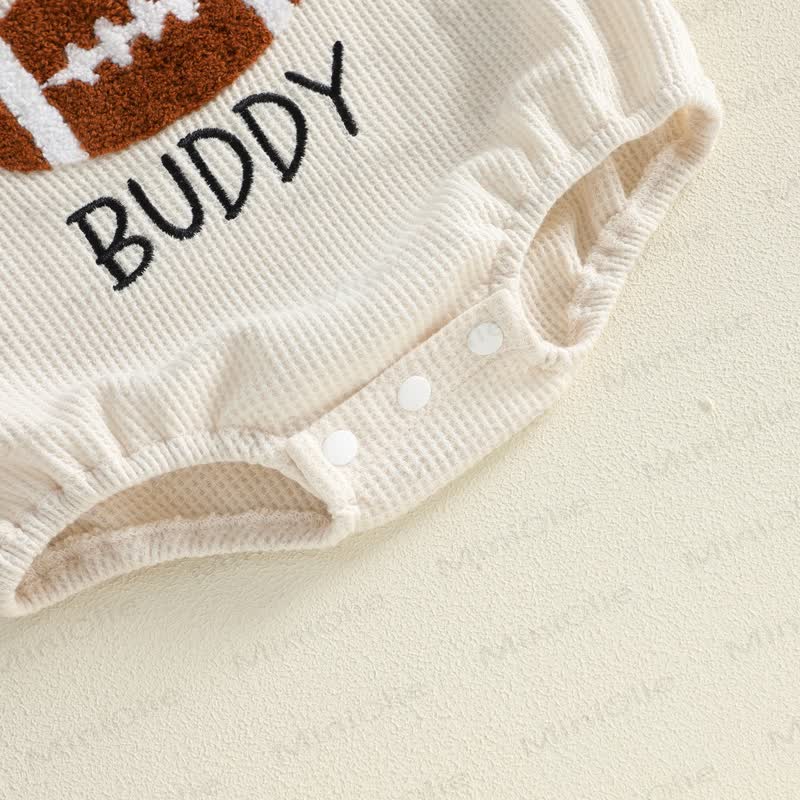 DADDY'S FOOTBALL BUDDY Baby Raglan- Bodysuit mit Grafik - image 7