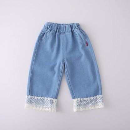 3-teiliges Set aus Tweed- Strickjacke und Denim für Baby und Babys (Mädchen) - image 12