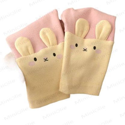 Gerippt Gamaschen mit Hase für Baby und Kleinkind - image 4