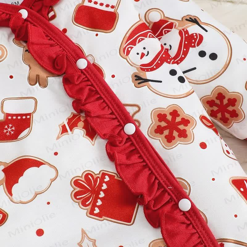 Baby Strampler mit Weihnachten , Strampler vorne und Stirnband - image 6