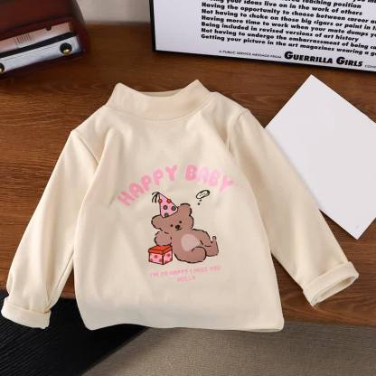 HAPPY BABY Kleinkind - Langarmshirt mit Bärenprint - Weiß - 8-9J - image 3