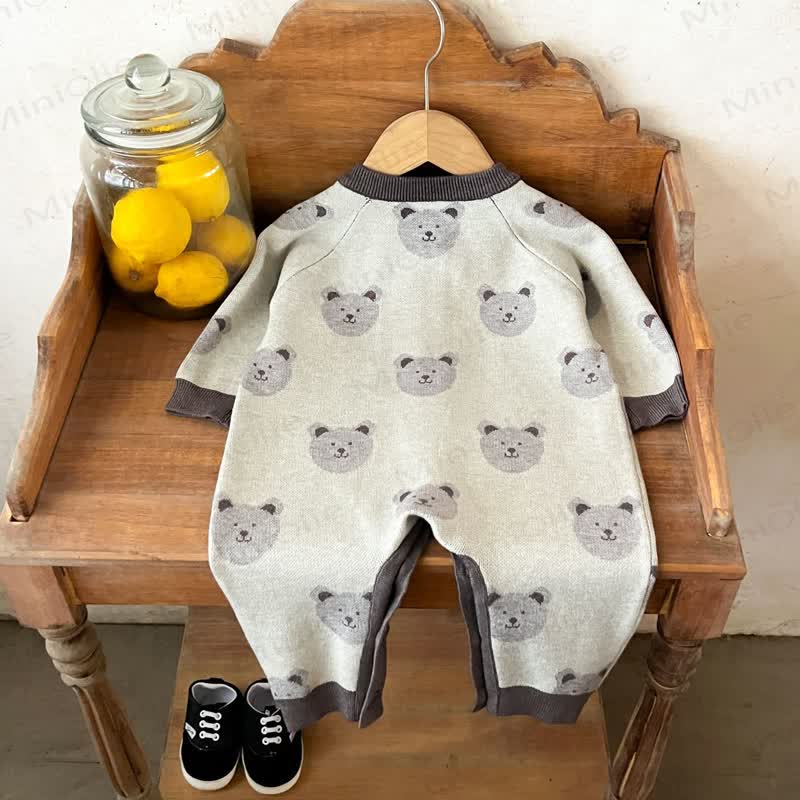 Langarm- Strampler mit Baby - image 3