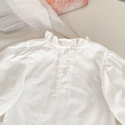 2-teiliges Set für Baby : Weißes Spitze und Gingham Kleid - image 13