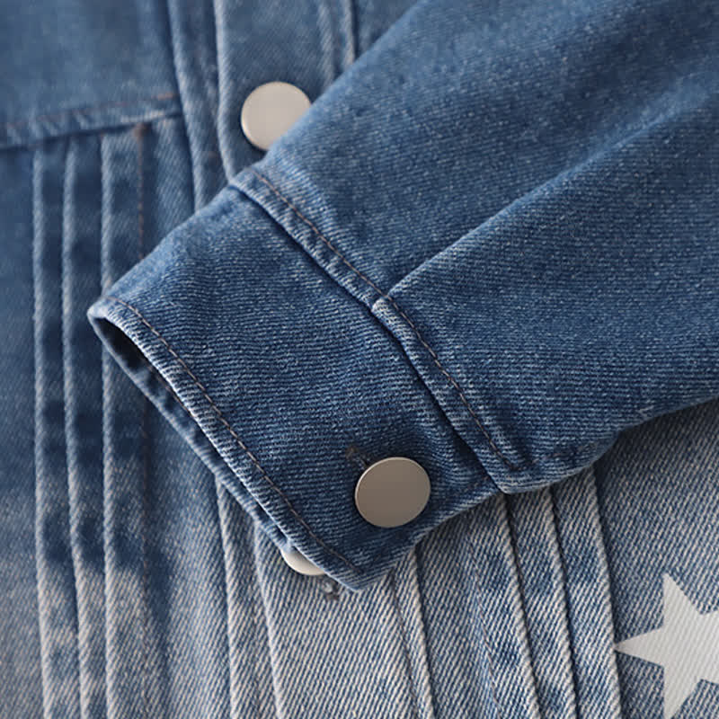 3-teiliges Set aus Denim mit Sternenmuster für Kleinkind - image 7