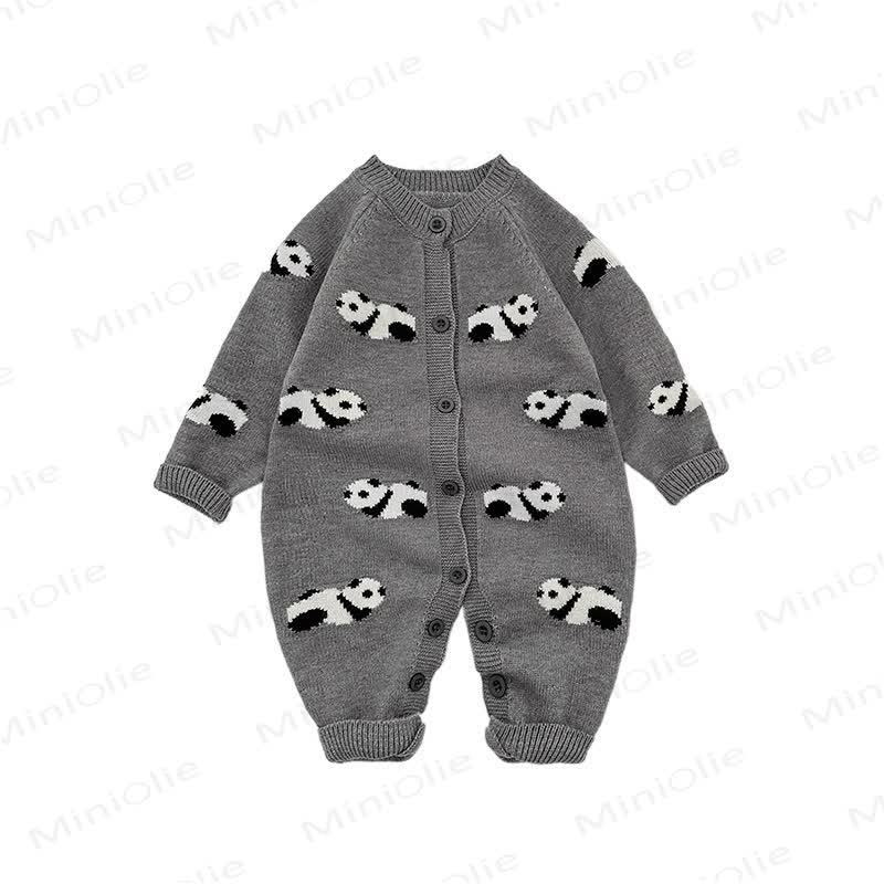 Baby Tier mit grauem Strampler - image 9