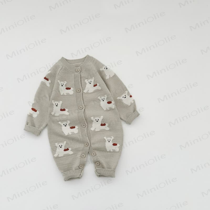 Baby Tier mit grauem Strampler - Schaf - 2-3J - image 6