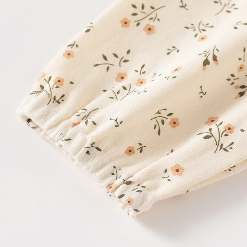 2-teiliges Set für Baby und Kleinkind , braunes Blumen Spitze und Gamaschen - image 5